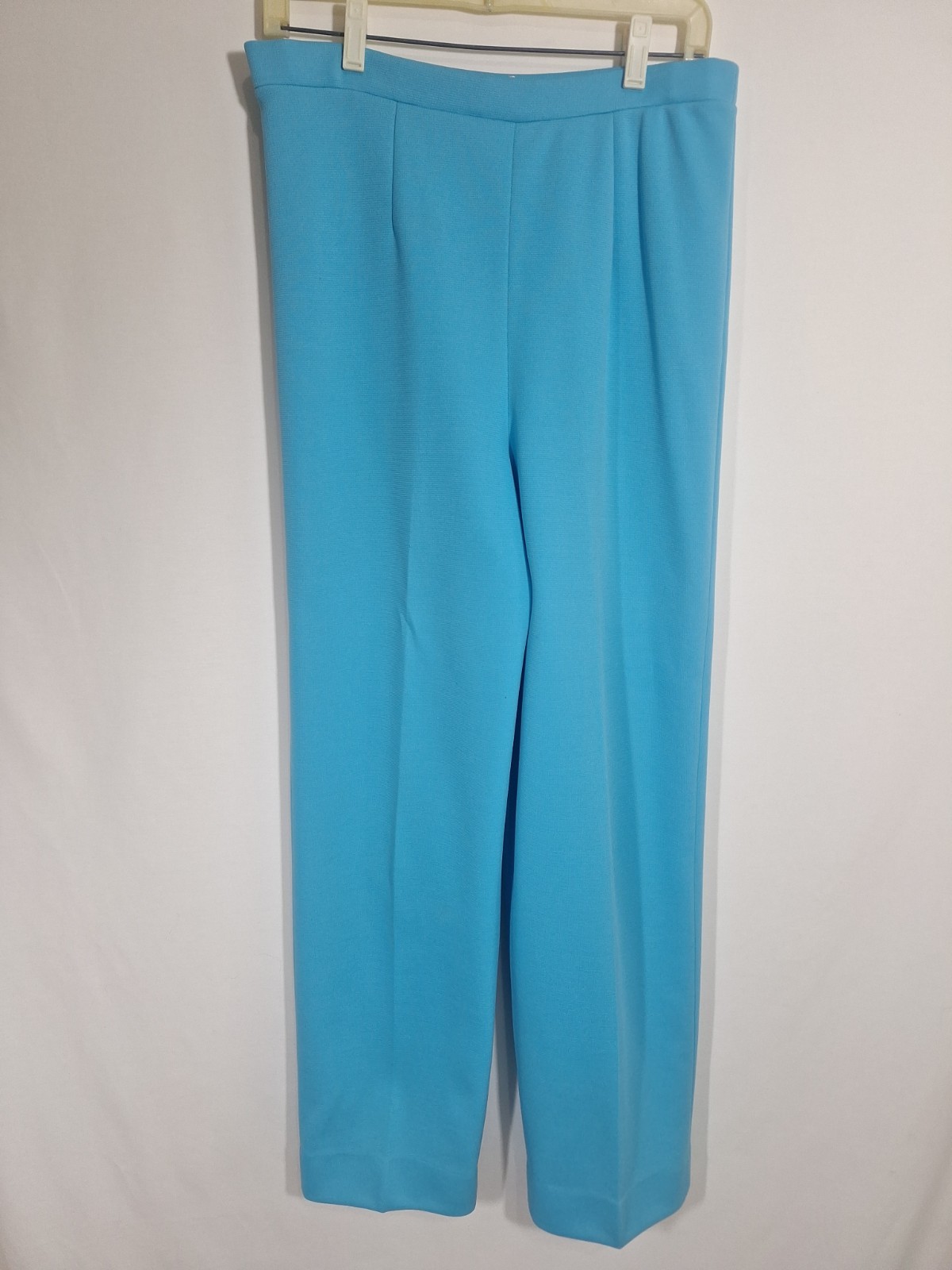Vintage 70s Haymaker Trousers Pants Blue High Rise Wide Leg Made In USA Sz 12 M