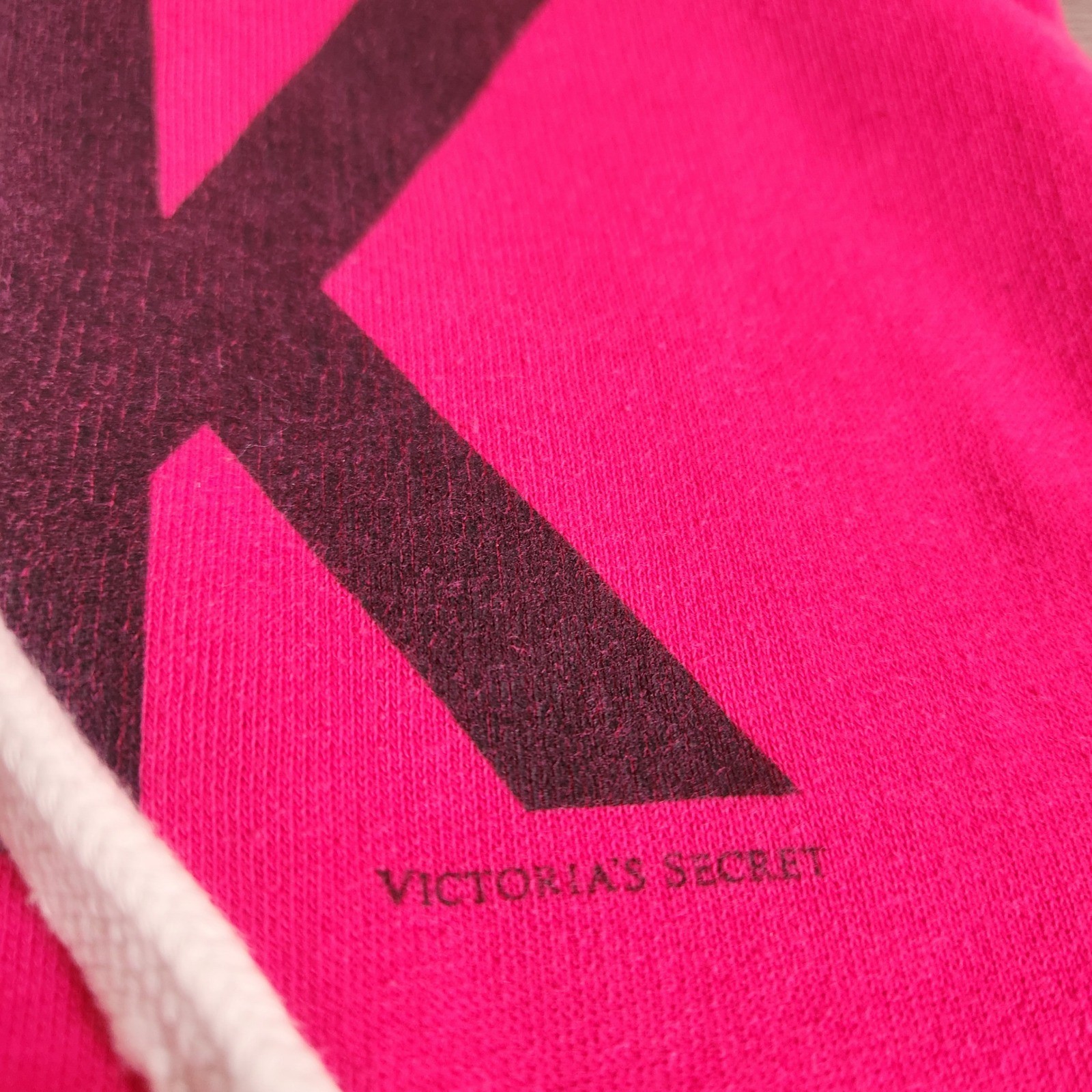 Vintage Victoria’s Secret PINK Hoodie Size XS Pink Full Zip Love Pink 86 Graphic