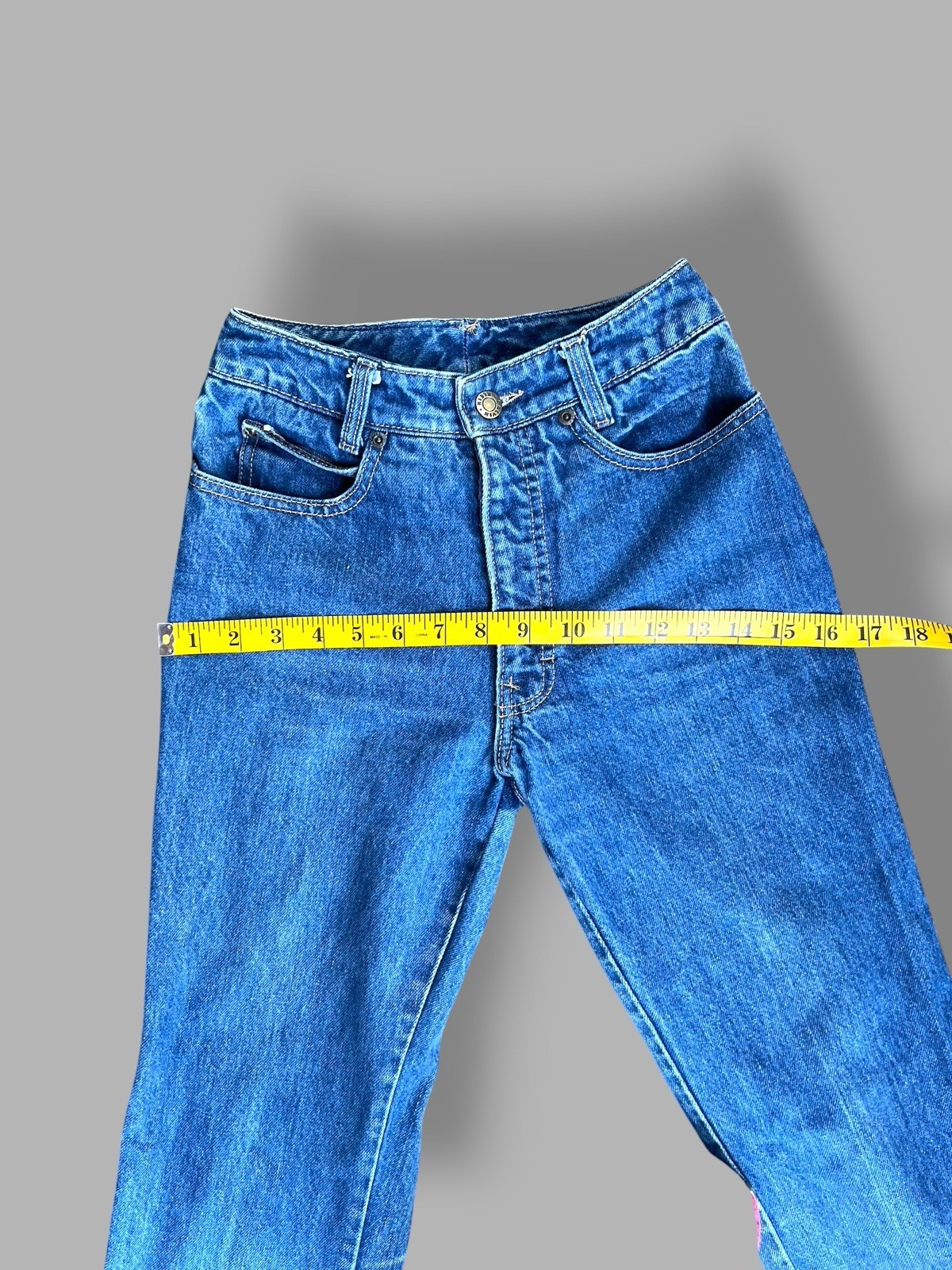 Vintage Calvin Klein High Waist Jeans Raw Hem Straight Leg Women’s Y2K 29”x32”