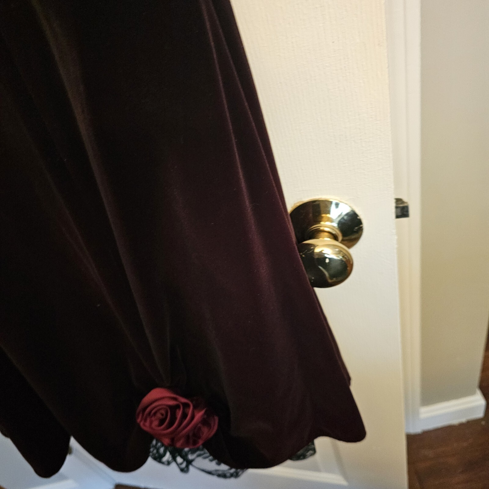 VINTAGE Karen Lucas For Niki Burguny Velvet Dress Size 14, Great Shape, 1980’s