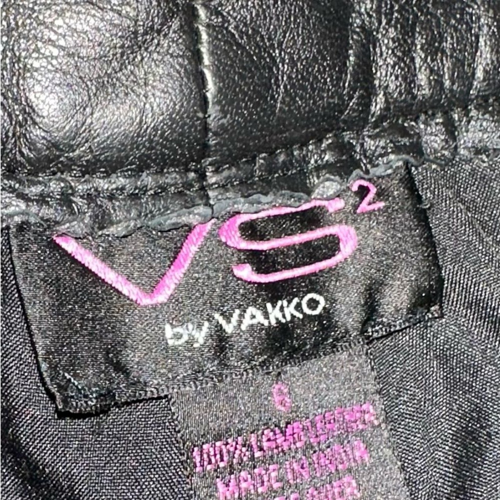 Vintage 1990’s VS2 by Vakko Black Lambskin Leather Straight Leg Pants in size 8