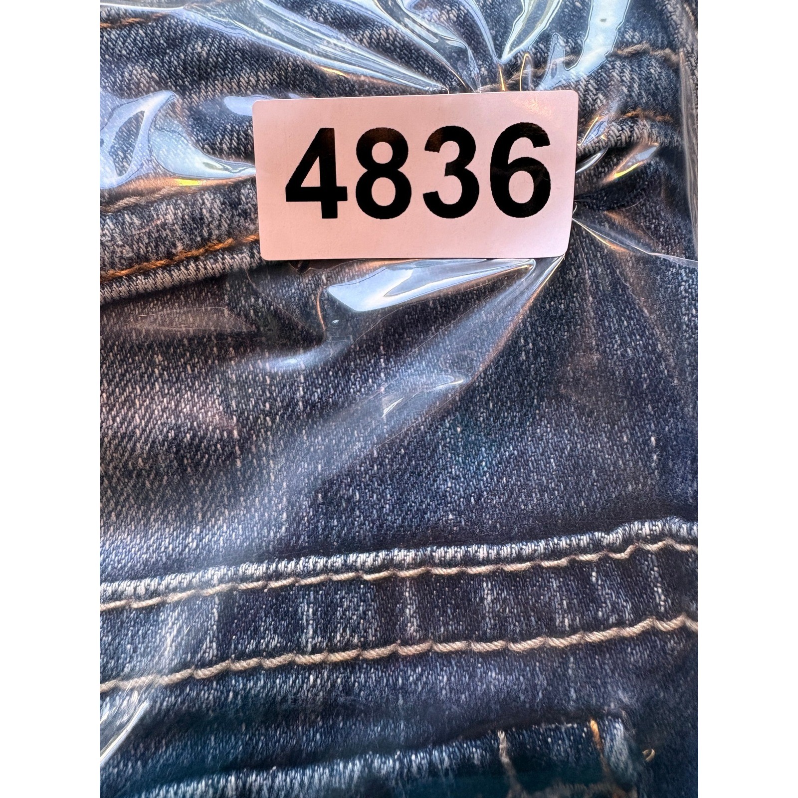 Vintage Silver Jeans Co. Bootcut Jeans Womens W44xL27 Blue Denim Mid Rise Faded