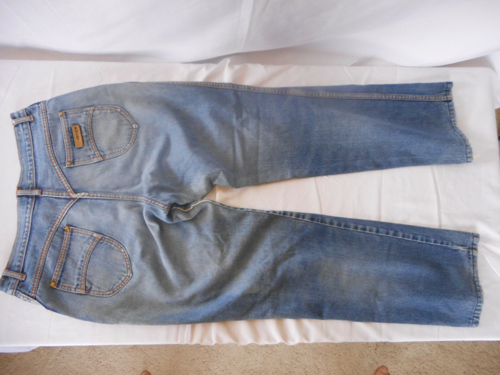 Gitano Vintage 1980’s Womens Jeans 13/14 Meas sz 30×29 Grunge VERY Worn Ripped