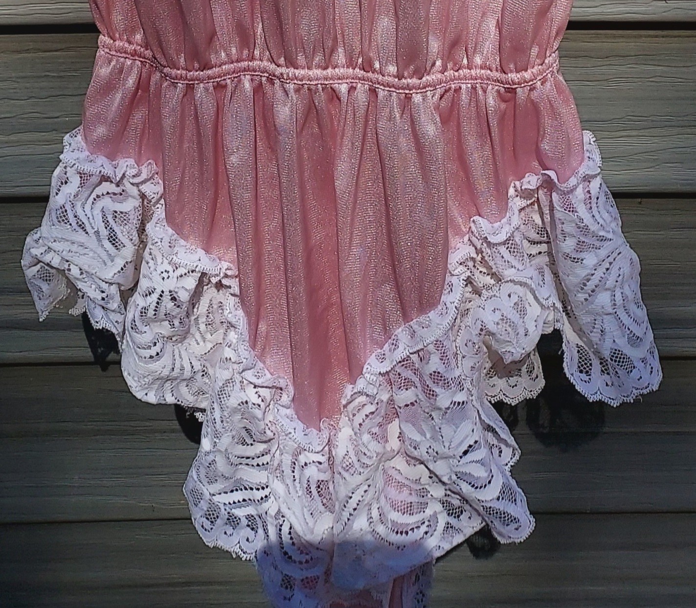 Vtg Lingerie Lady Cameo of Dallas Large, Ltd. Pink Great Condition, 38″ chest