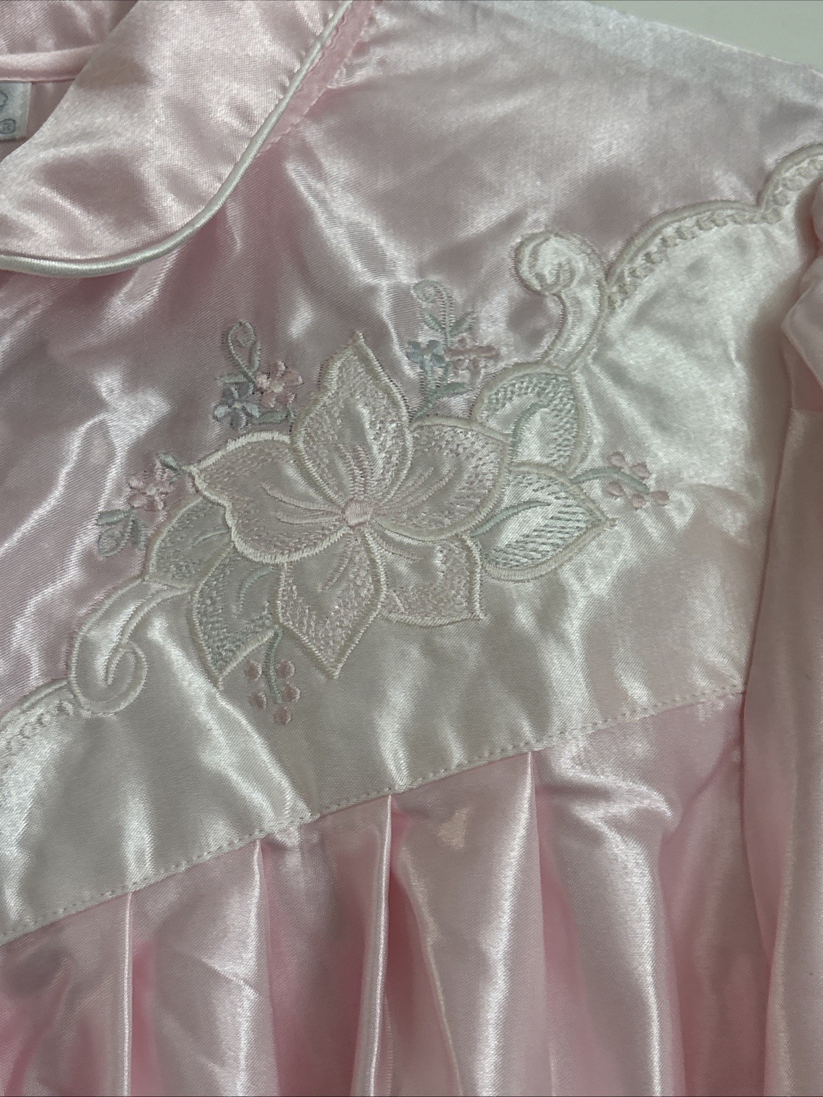VINTAGE KOMAR Medium Long Nightgown Silky Nylon Pink New Original Tags