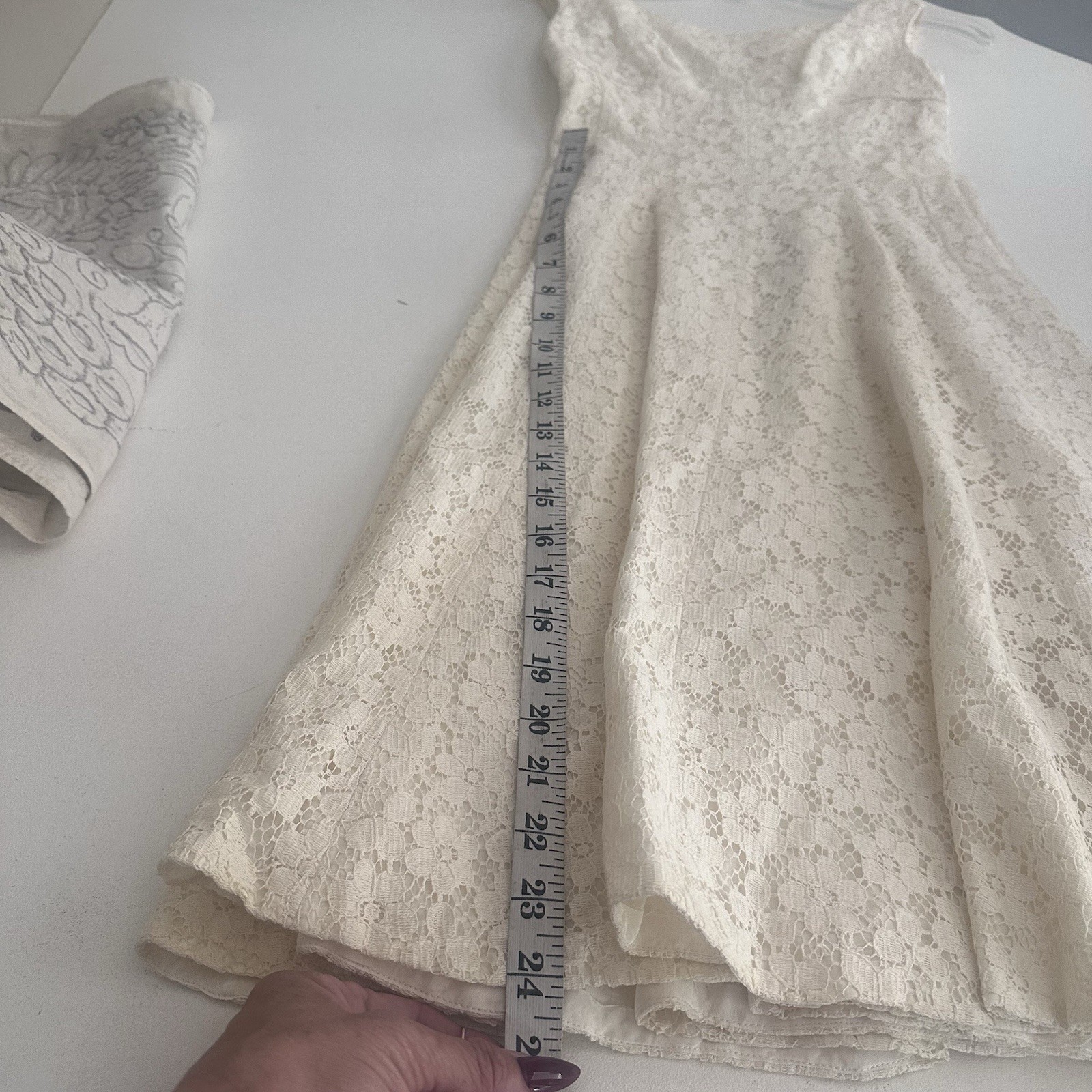 Rare Mint 1958 Vintage Lorrie Deb San Francisco Lace Two-Piece Set W/ Note Lace
