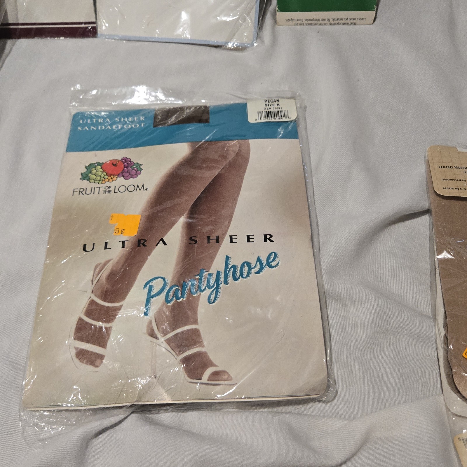 Vtg Pantyhose Lot 9 Pairs NOS Deadstock Size B Medium Tall 90s Y2K