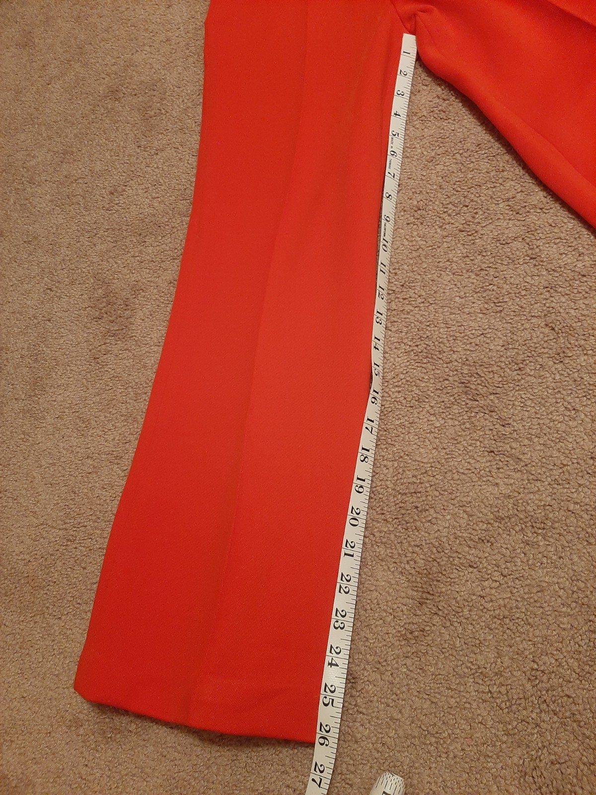 Red Vintage Jacket and Pants Casual Set for Women