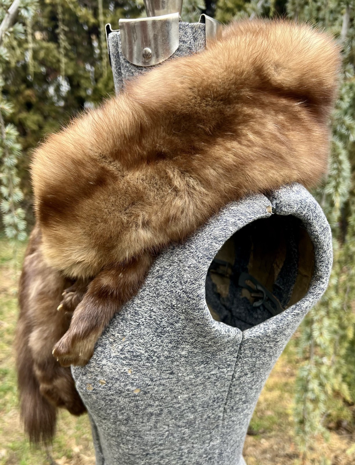 VINTAGE 1930’s LUXURIOUS BROWN SABLE FUR STOLE