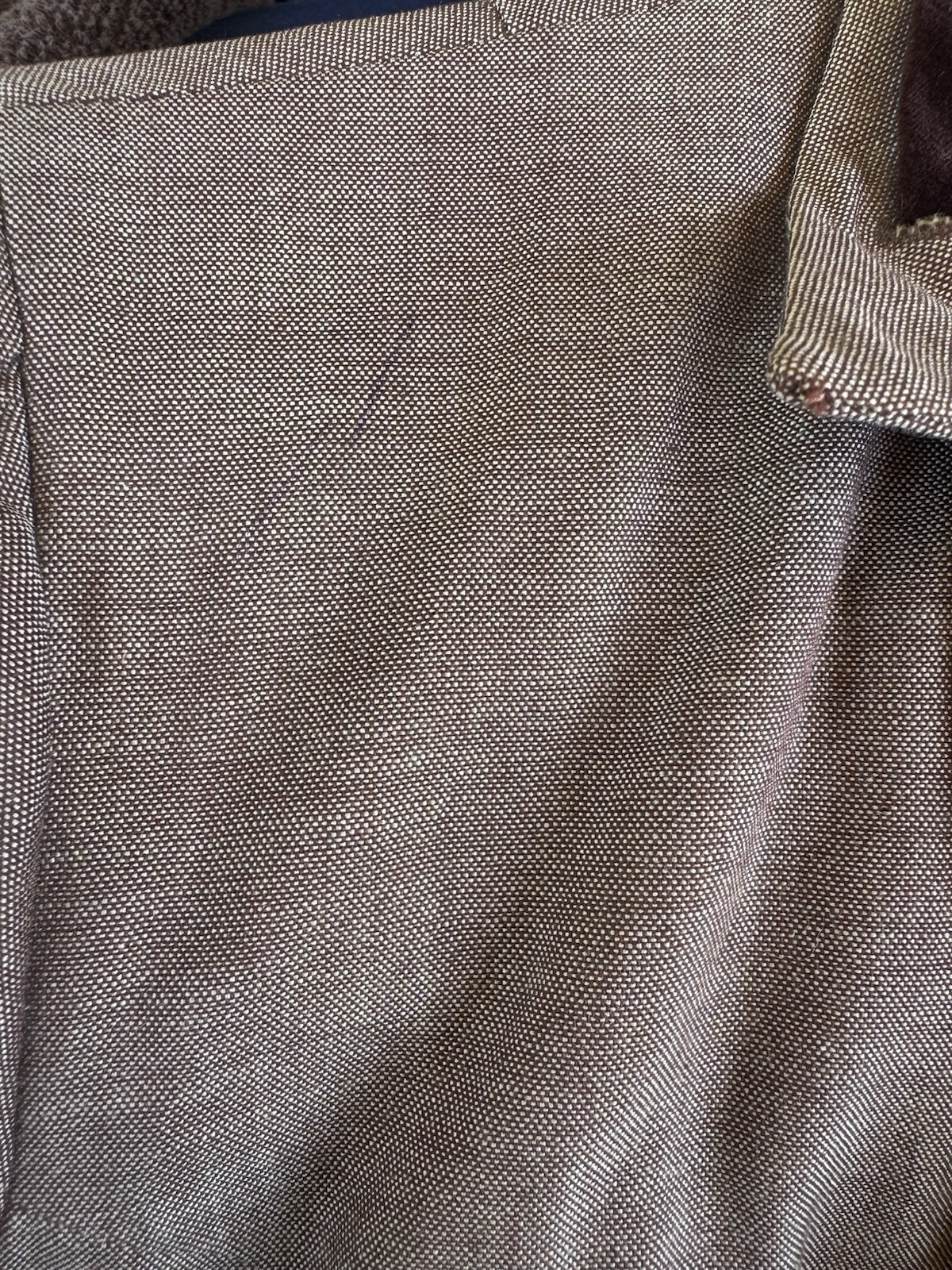 Vintage 1940s 1950s Brown Jacket Top With Snipped Waist Size XS-S