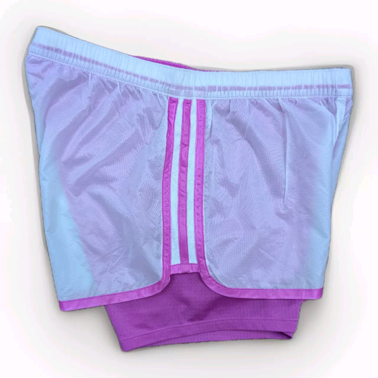 Adidas Glanz Nylon Shorts Running Womens Gym Climalite XS Vintage Sports Gym