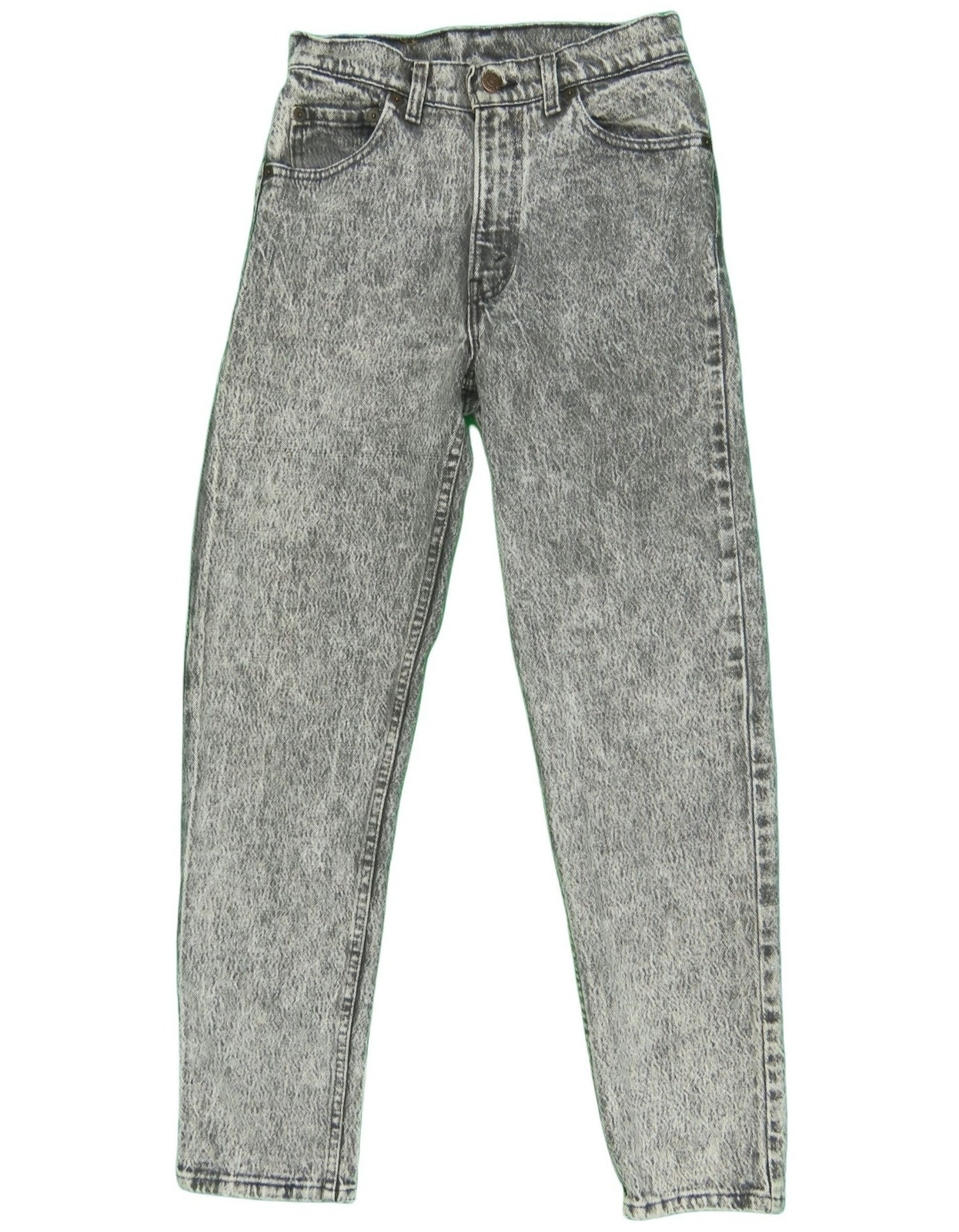 1990s Vintage Levis 550 Charcoal Black Jeans 26×29.5