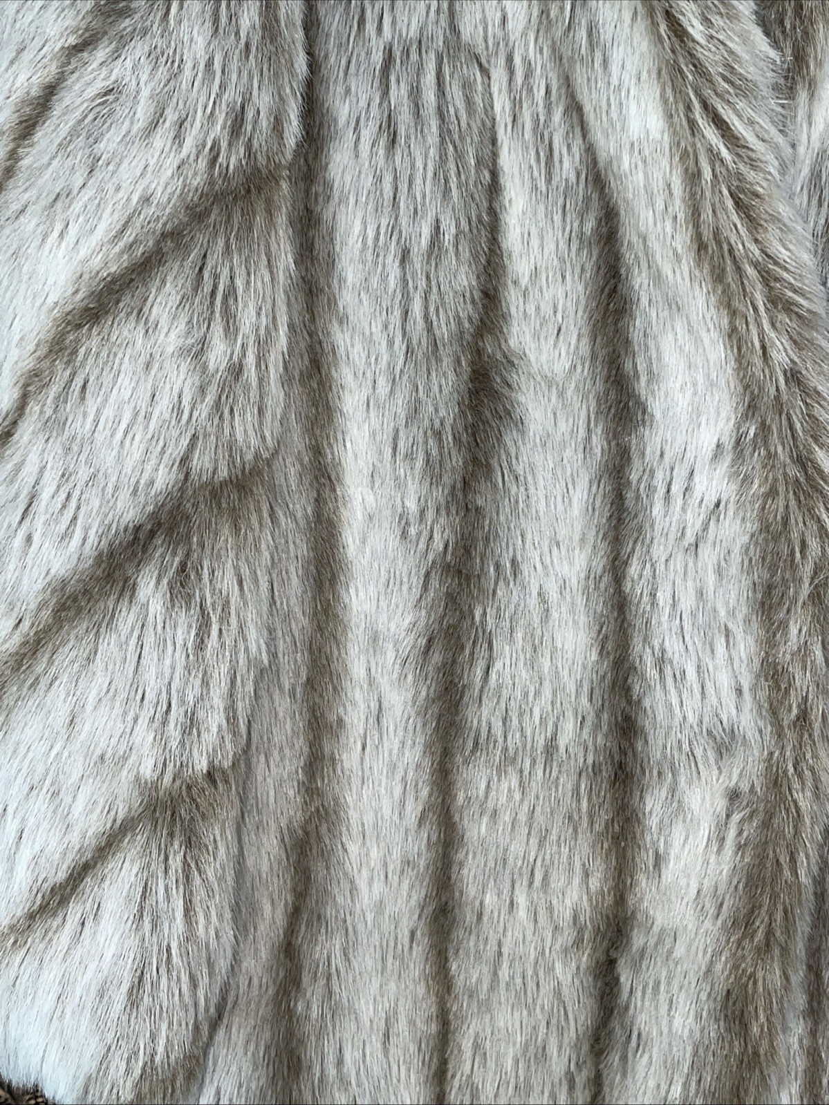 Vintage Blair Fur Coat Womens Size Extra Large Taupe/ Tan Faux Fur @1625