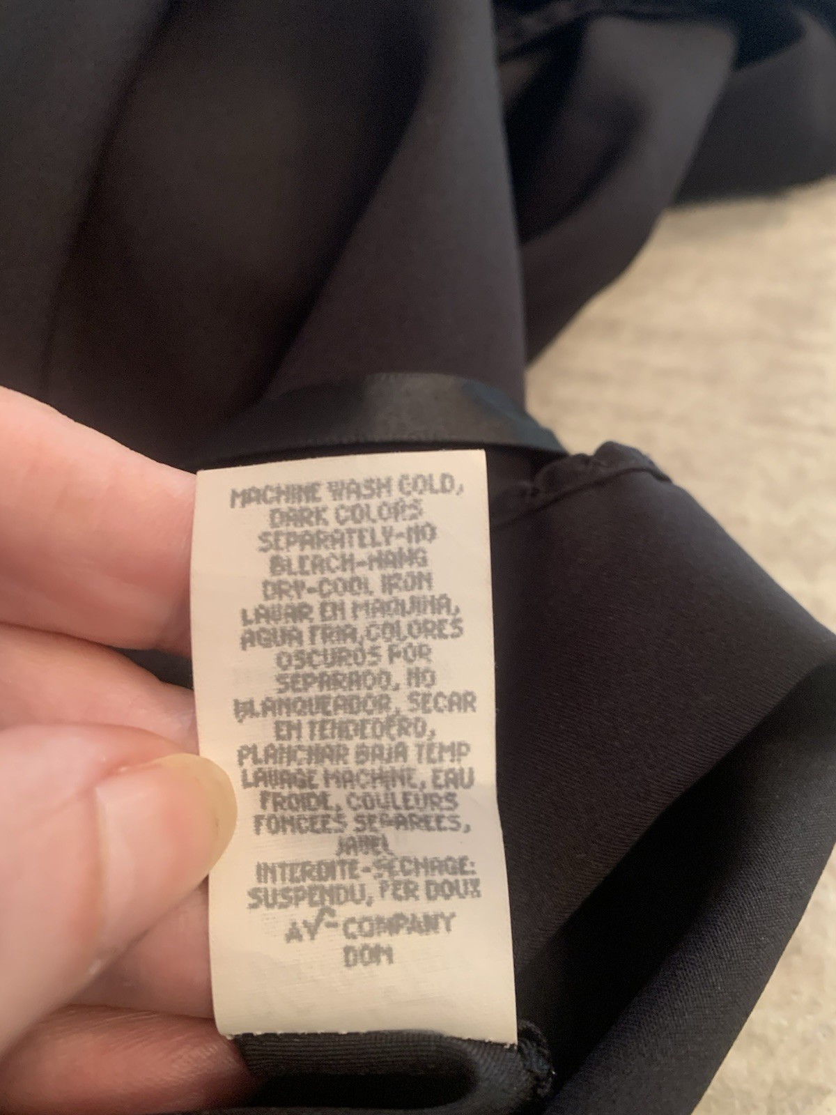 Vanity Fair Vintage Long Black Full Slip Dress 34 32”/40 Adjustable Strap 10-631