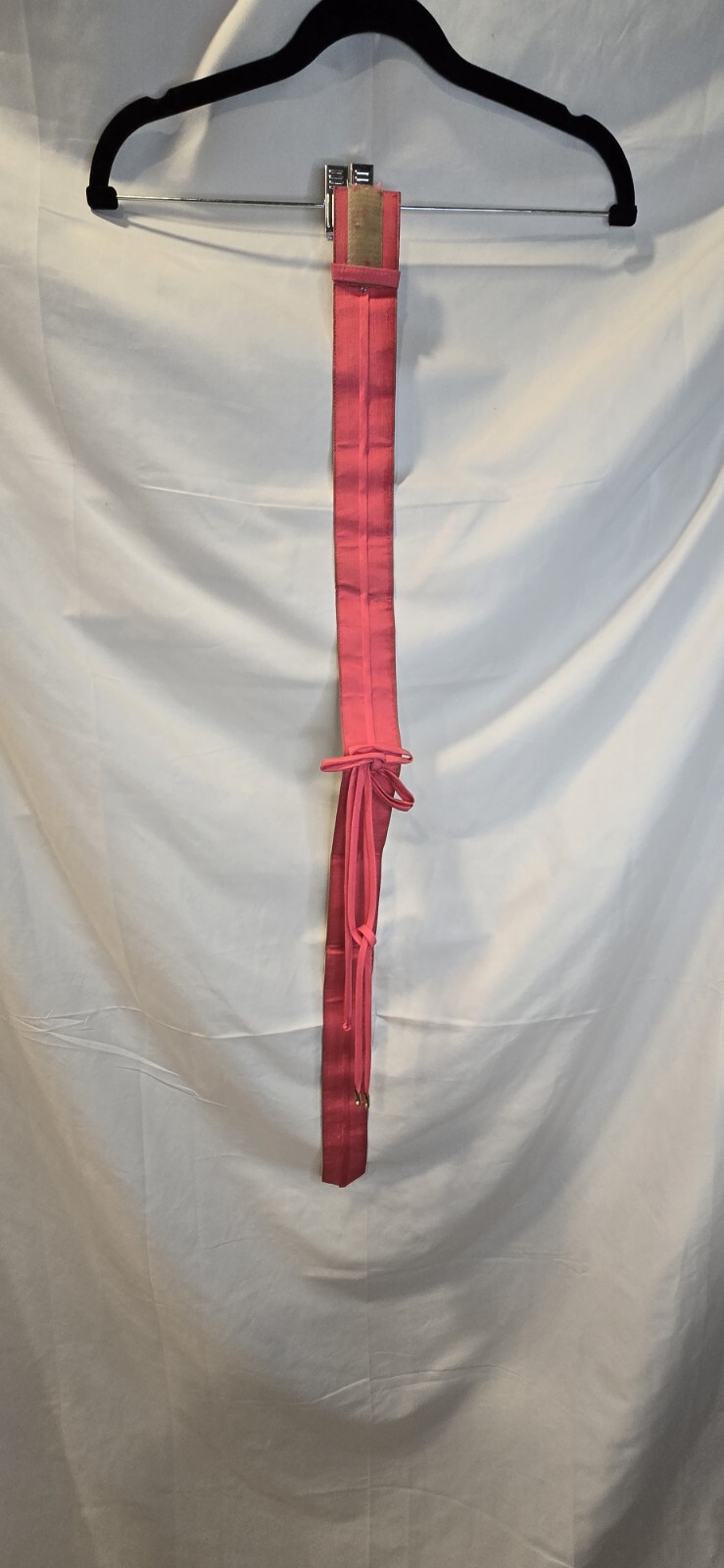 Vintage 40’s-50’s Paul Sachs Original Dress Pink Size 18 Matching Belt