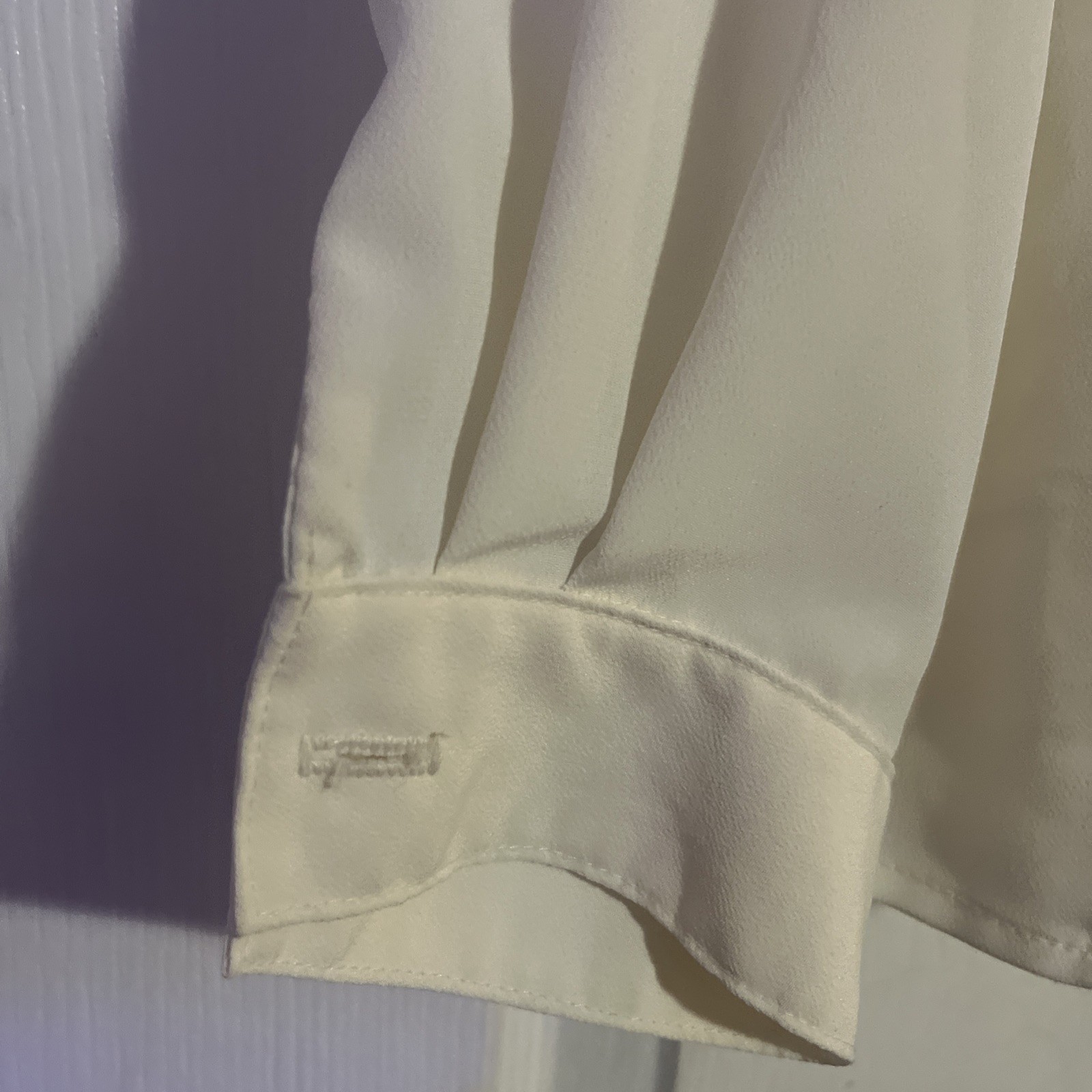 VTG N Touch Secretary 1980s Retro Button Up Long Sleeve L