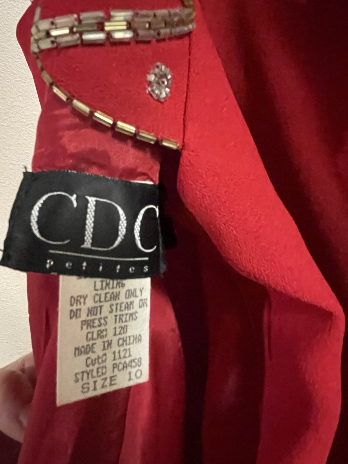 Vintage CDC Petites Cocktail Dress
