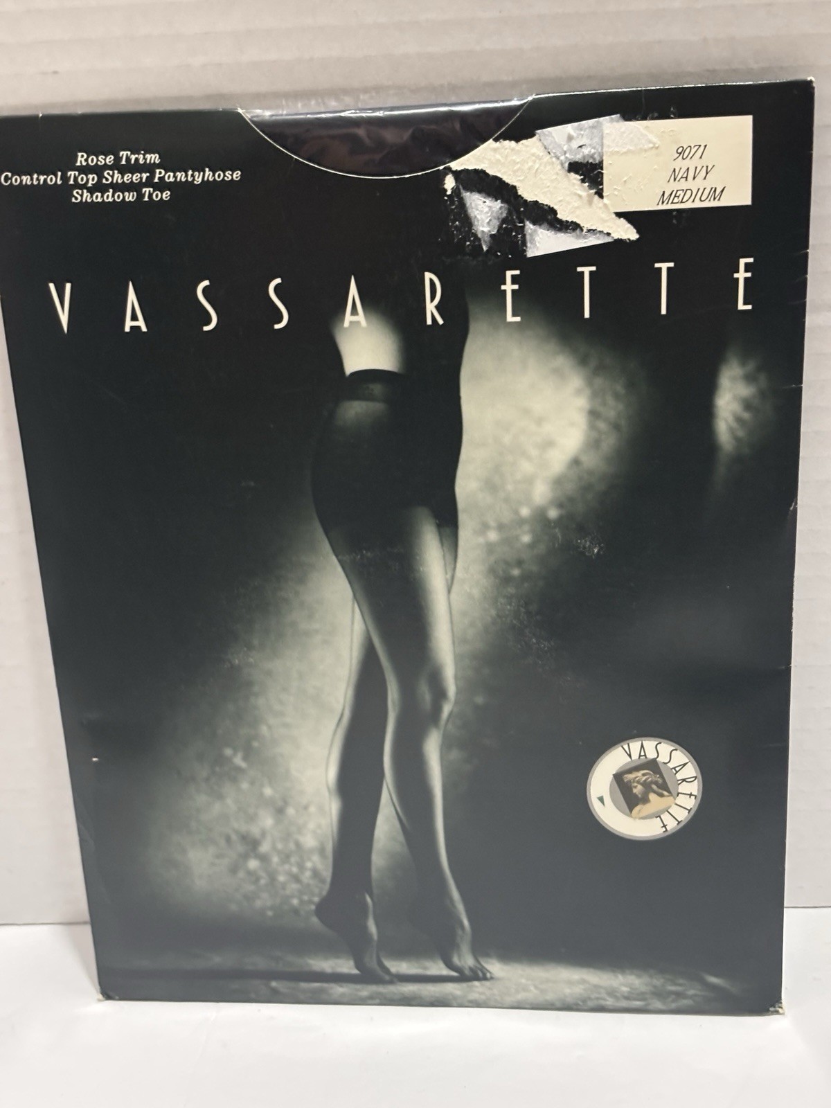 Lot 3 Vintage Vassarette, Heiress & Gilligan O’Malley Pantyhose 2 Navy, 1 Tan.