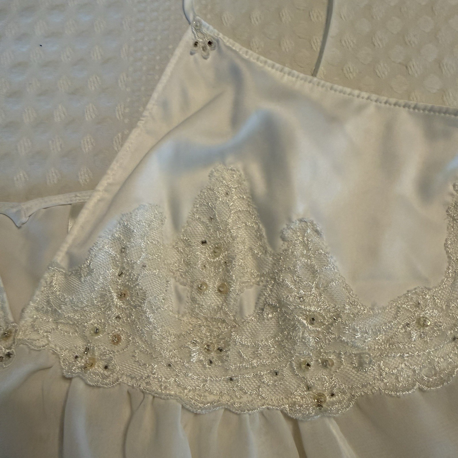 Cato white nightgown vintage Size Large