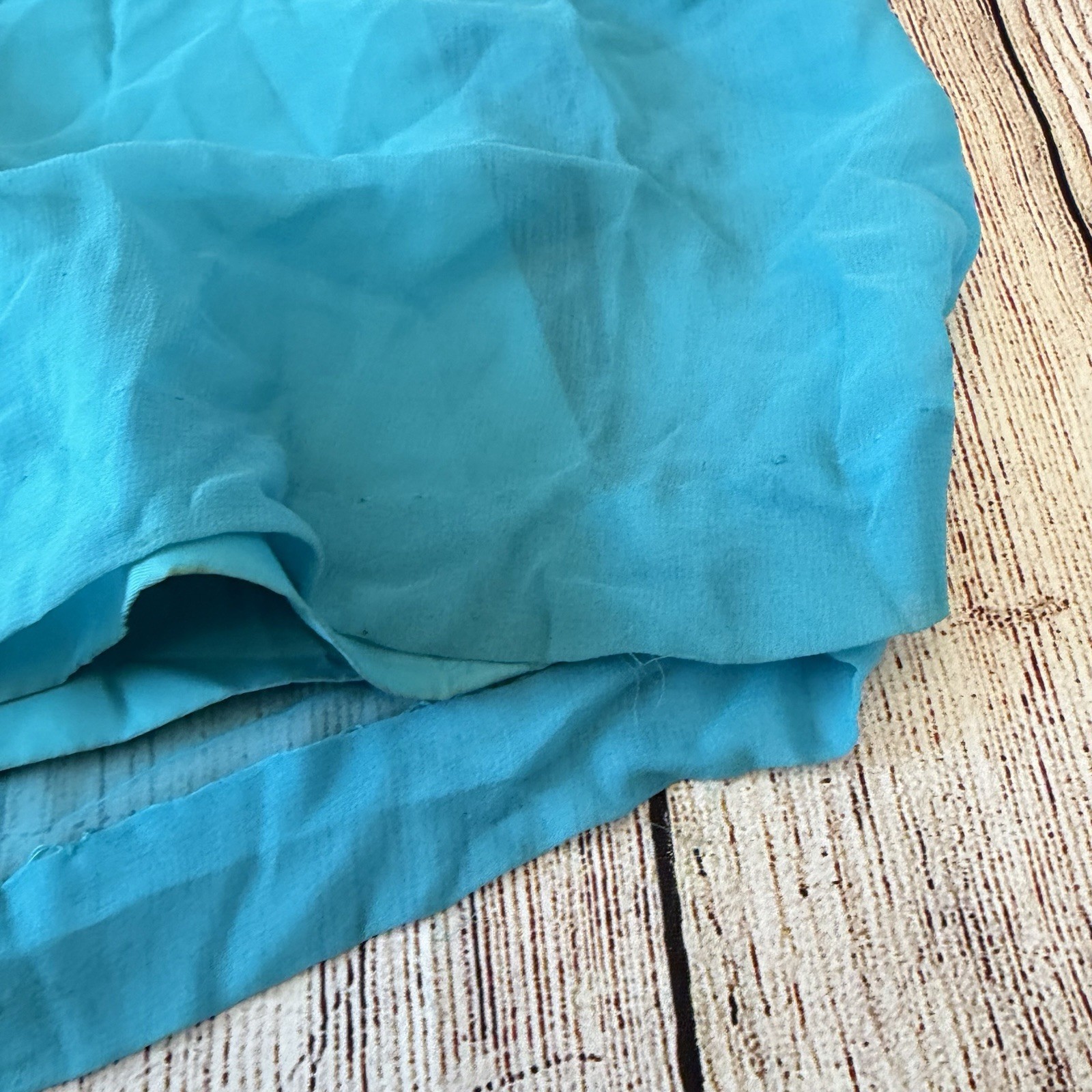 Vintage 70s Teal Chiffon Maxi Dress Size XS Bridesmaid Twiggy Retro MCM 60s Gown