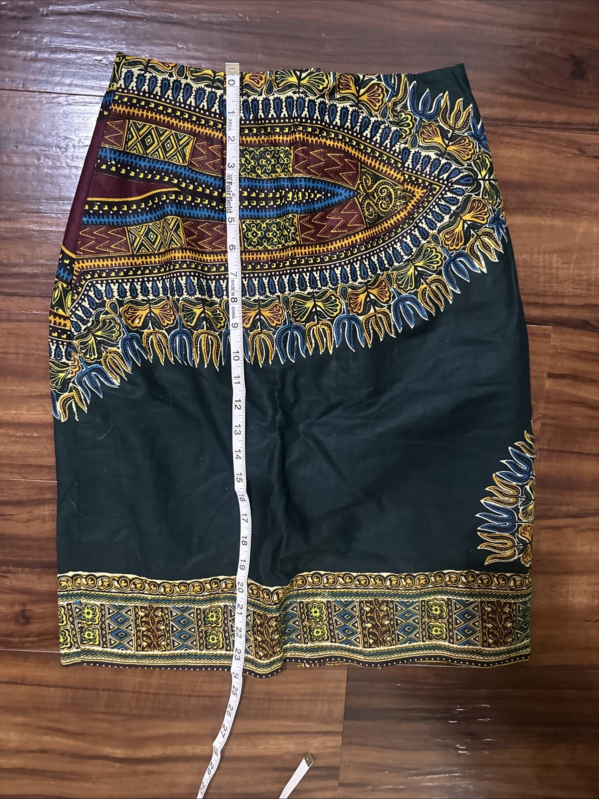 Vintage Custom Handmade Shirt And Skirt, Sunyani, Ghana 1999, Size S