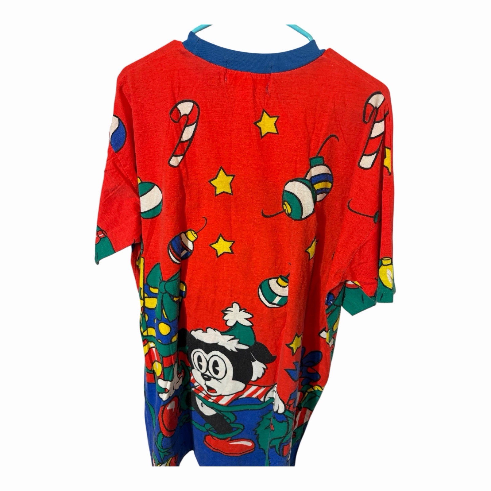 Vintage 1994 BETTY BOOP INTIMATES Christmas t shirt oversized AOP cover up 90s