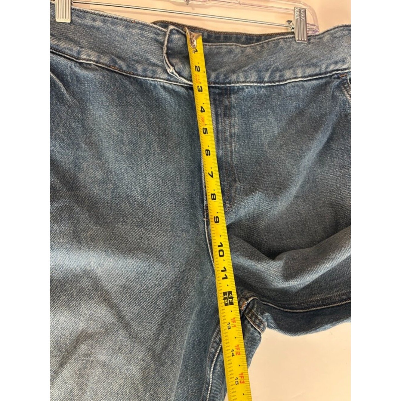 Express Wide Leg Jeans 14R High Rise Blue Denim 90s Retro Casual Model Off Duty