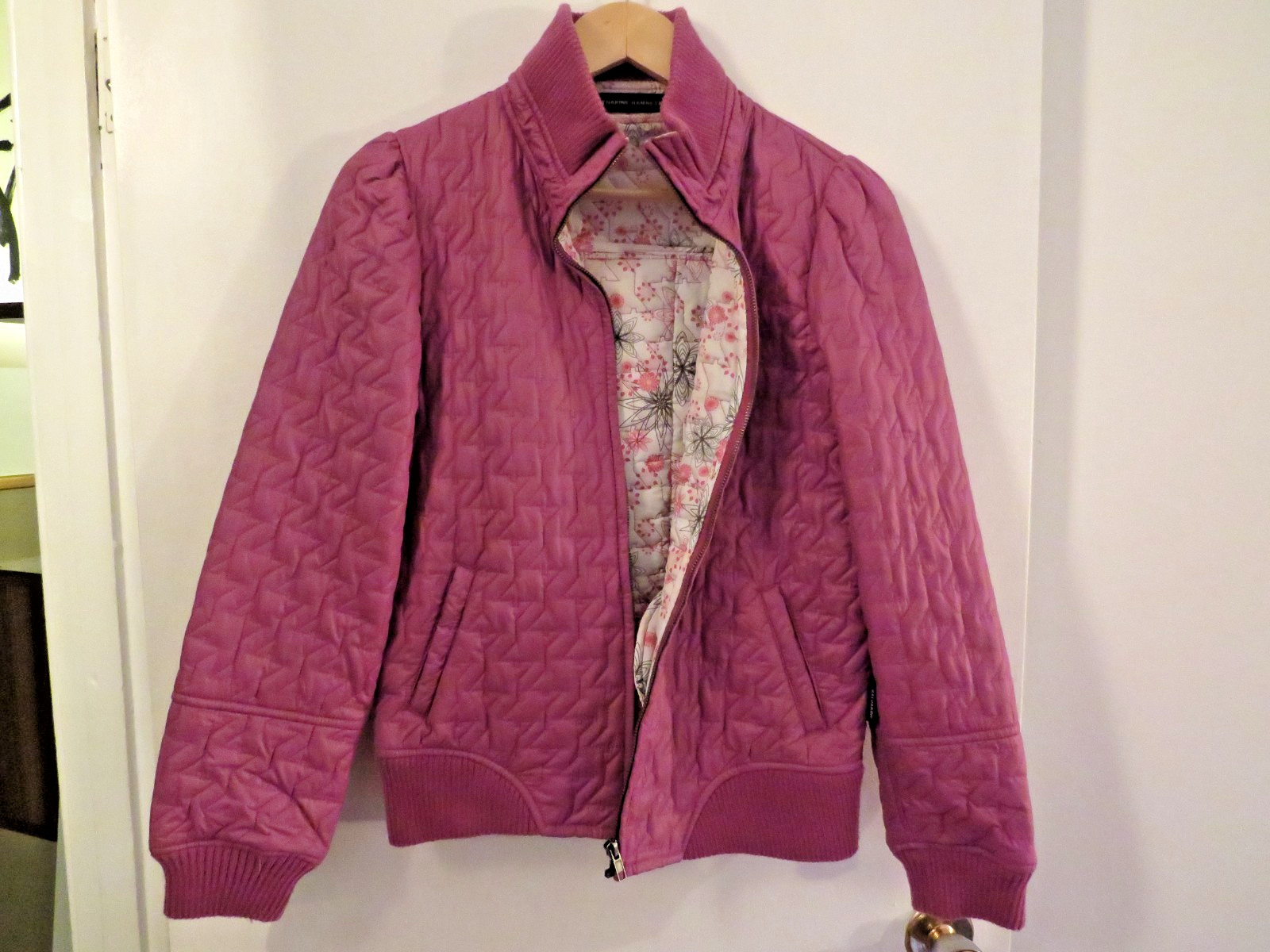Katharine Hamnett London Vintage 80s Pink Spring Summer Fall Jacket Small Womens