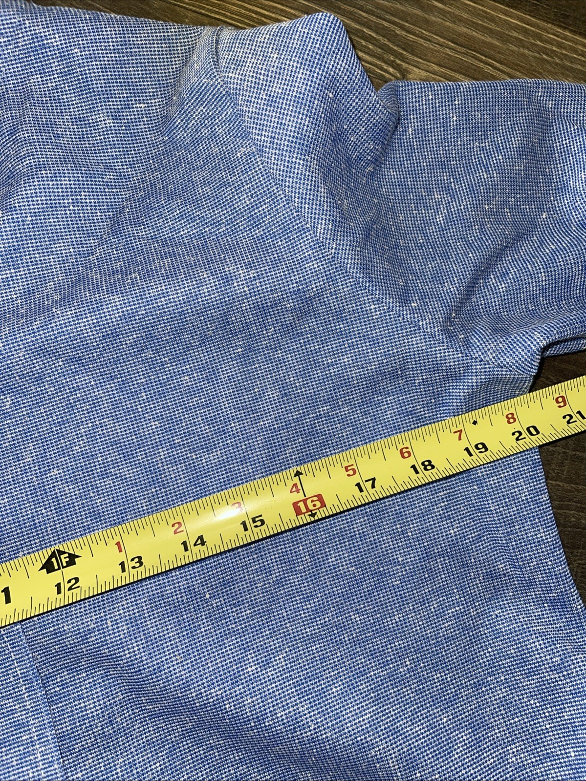 Rhapsody By Glazier Vintage Button Up Shirt Blue Women *Read