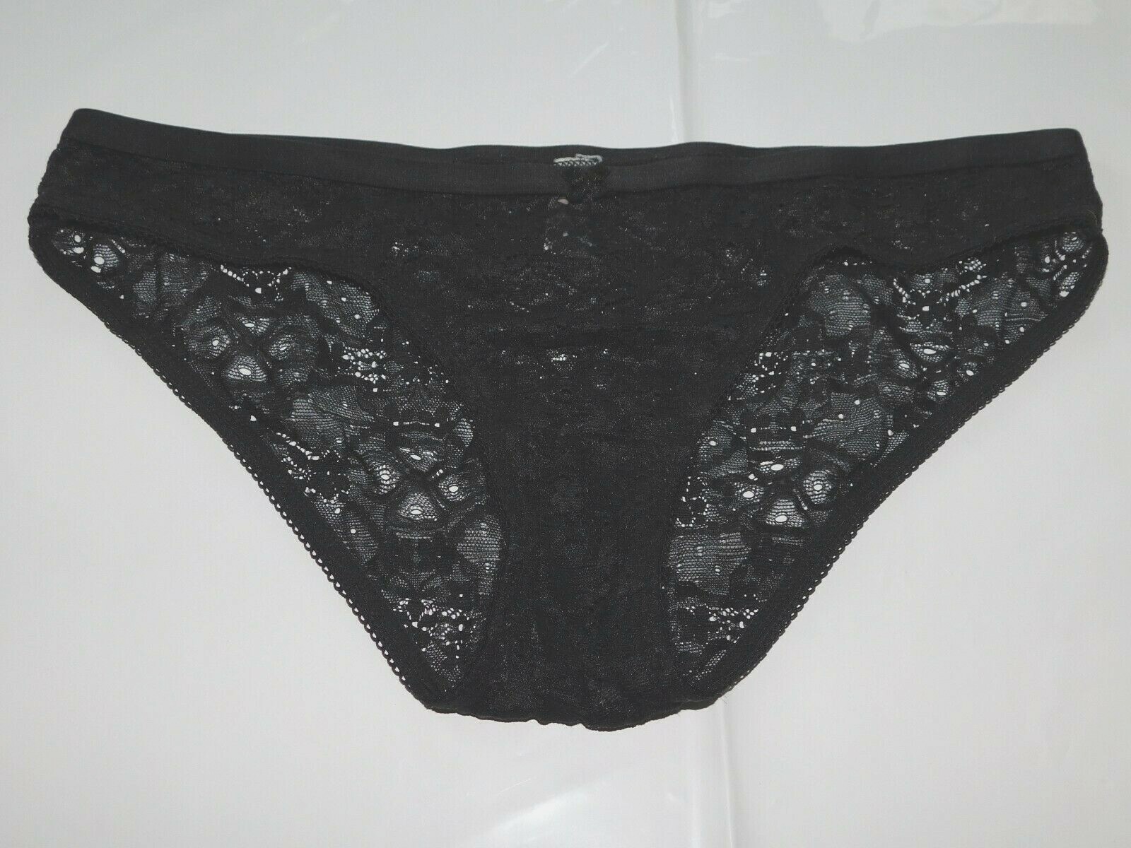 Vintage Sheer Lacey Panties High Cut Panty Size M medium
