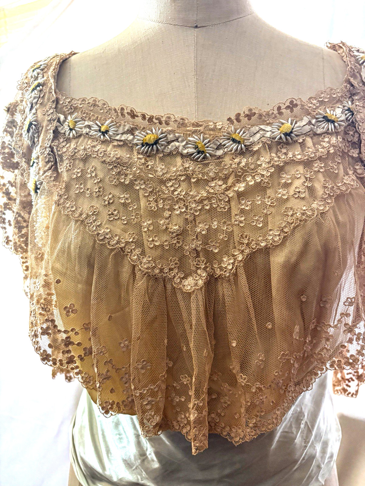 Antique dress bodice Edwardian 1900s Mrs. Donovan NYC – Couture