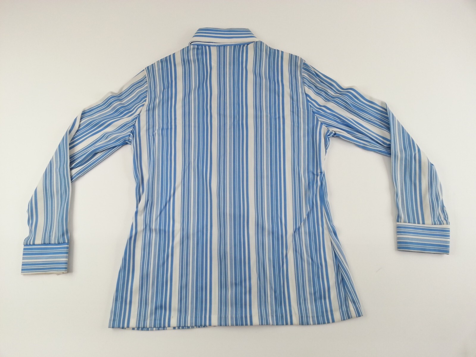 Kokobay By Eccobay Vintage Retro 1970s Sz 11-12 Juniors Ladies Button Down Blue