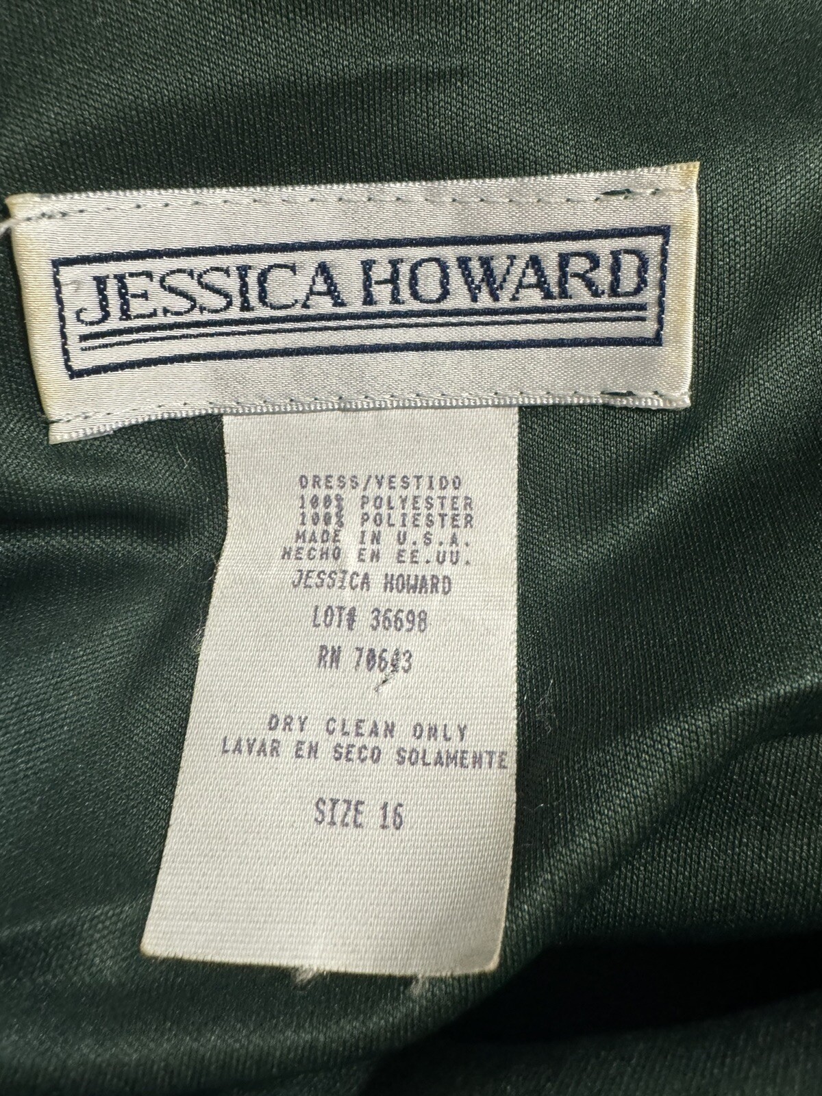 VTG Jessica Howard Victorian Roses Maxi Dress Romantic VTG 16