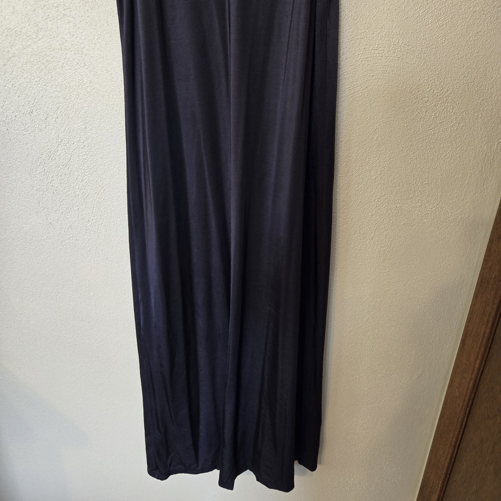 Vintage Vanity Fair Black Long Slip Dress Women Size 34 32″/40