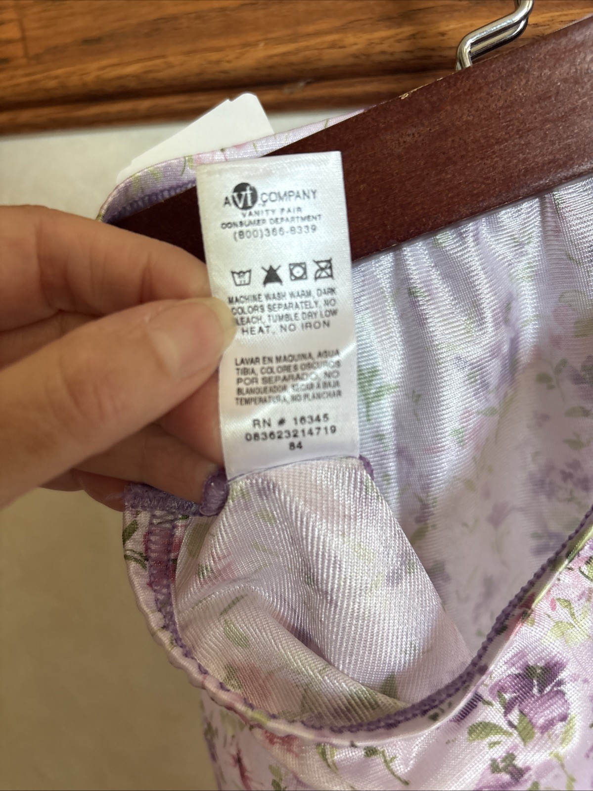 vtg Vanity Fair purple Panties 15812 Brief Floral Granny sissy panties NWT 9