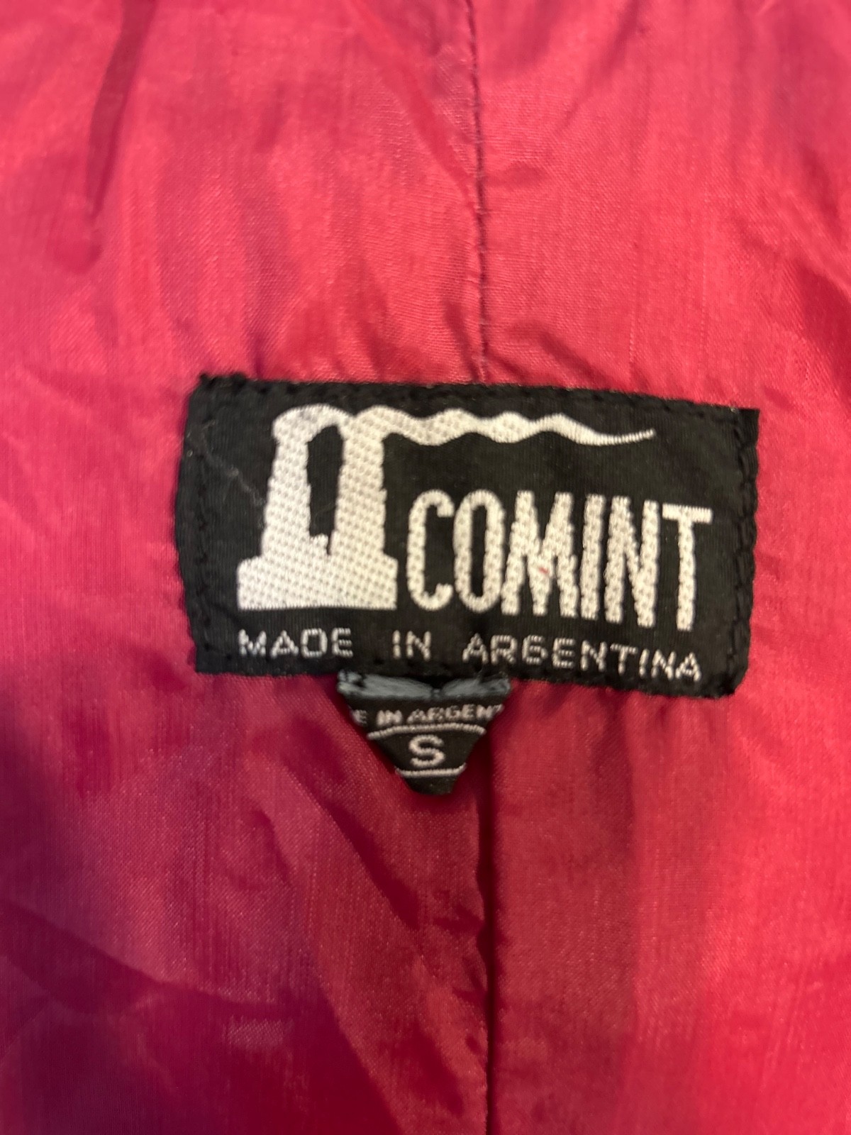 Vintage women’s 1980’s red Argentinian leather trench coat – Small