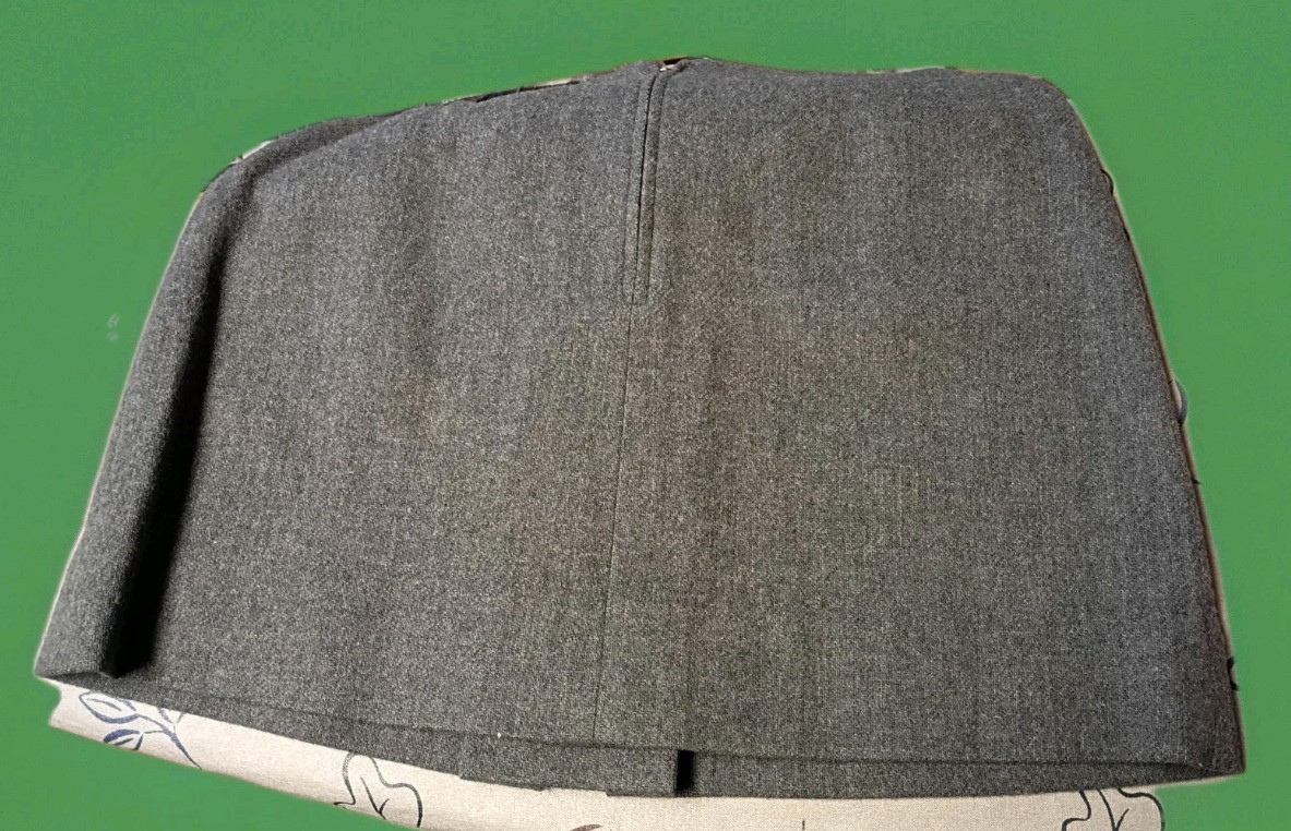 Vintage 1960s Sears Jr Bazaar Wool Mini Skirt Size 9 Dry Clean 12″ Waist Buttons