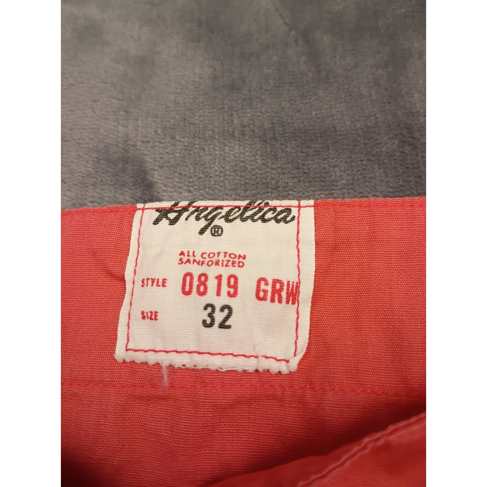 Angelica Vintage Pinafore Dress Womens 32 Coral Pink Hospital Auxiliary Member