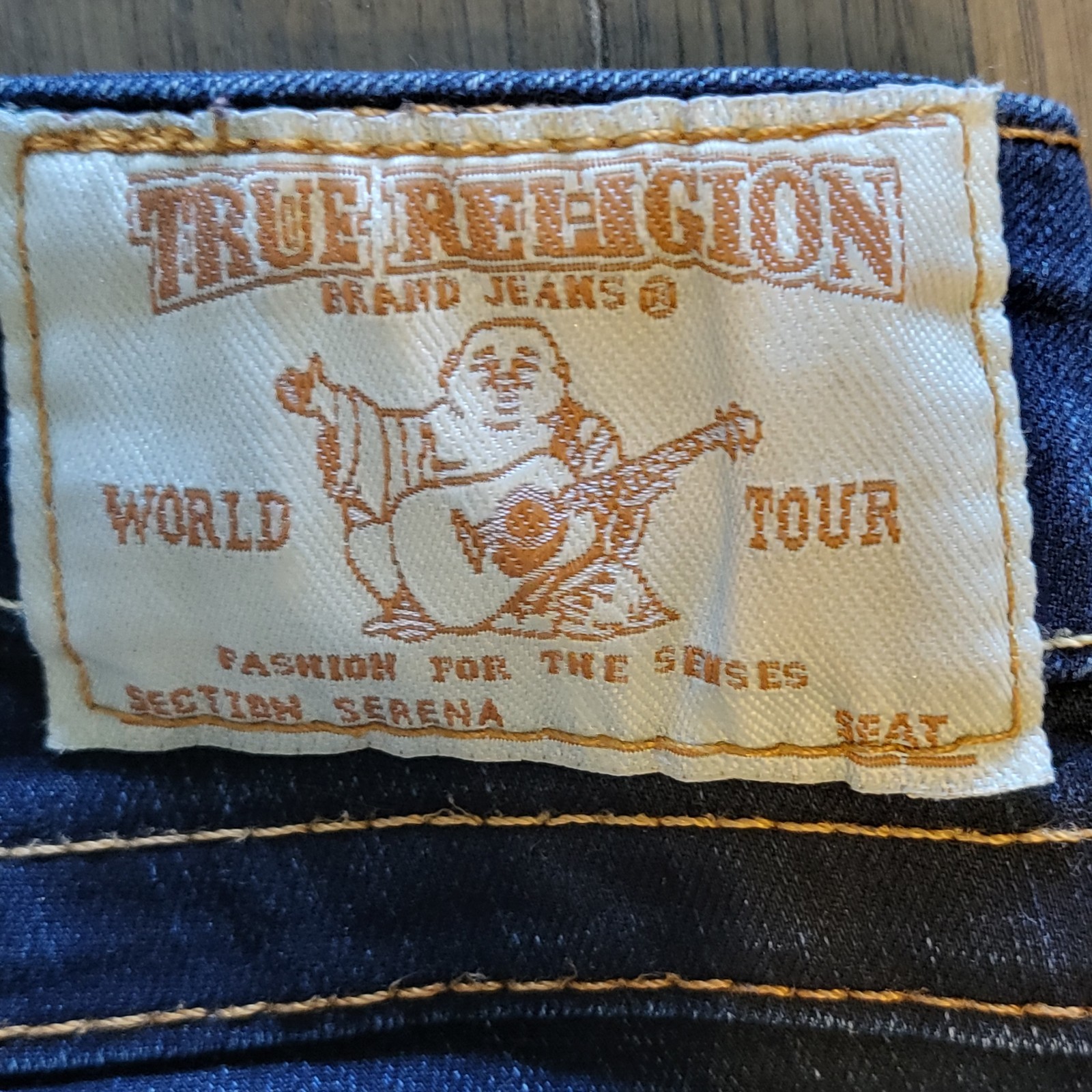 Vintage True Religion Dark Blue Y2K Detailed Pockets Skinny Jeans Women’s Sz 27