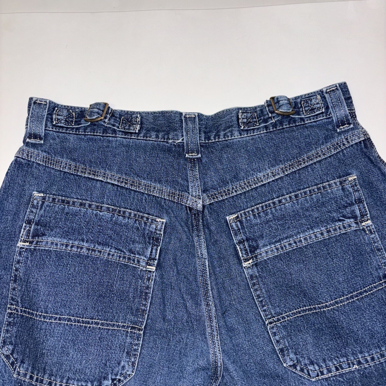 Vintage Women’s Unbranded High-Waisted Blue Jeans-Size 12 (W32/L31)