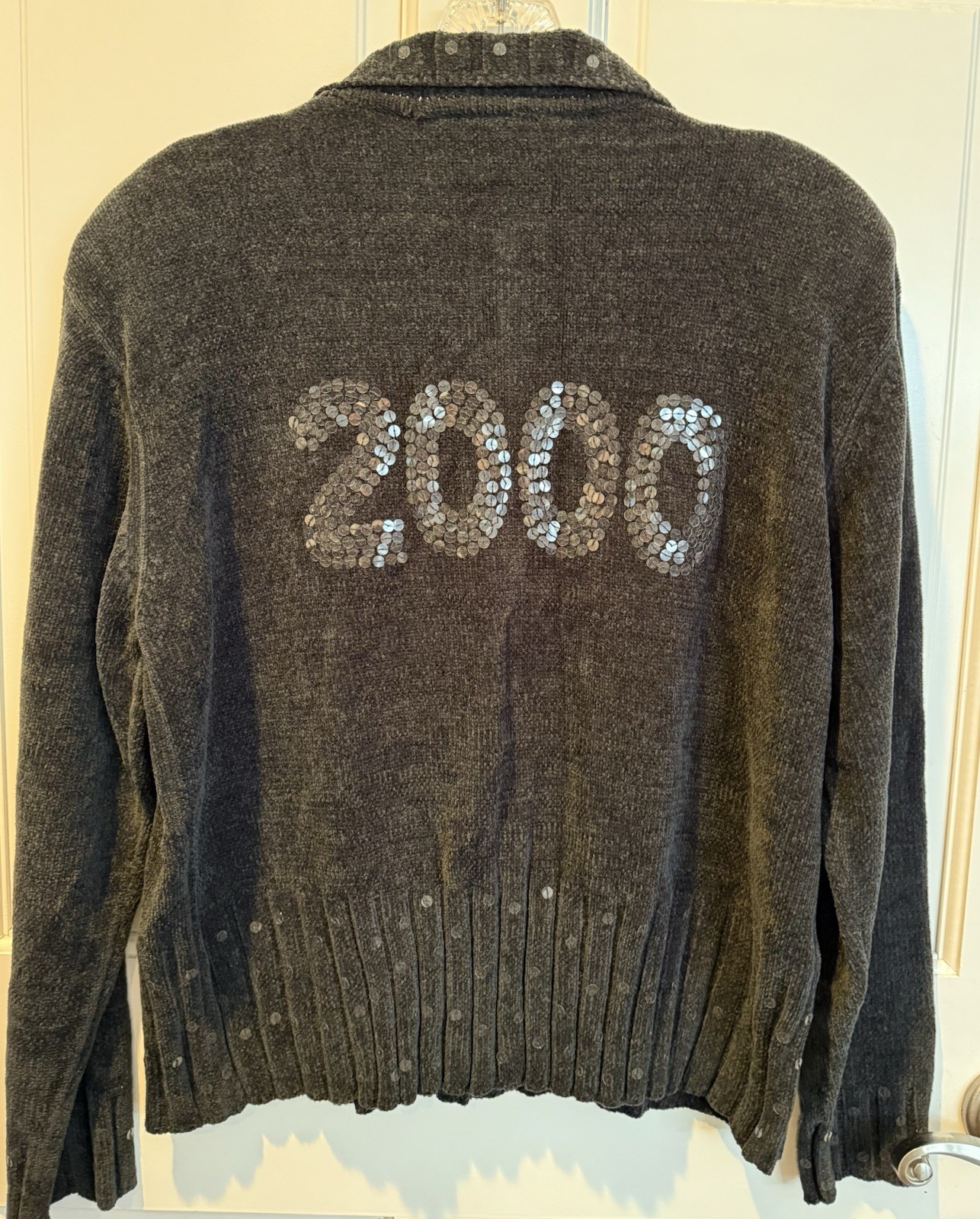 Vintage Y2K Women’s Richard Sport Chenille Cardigan NWT Size S Small