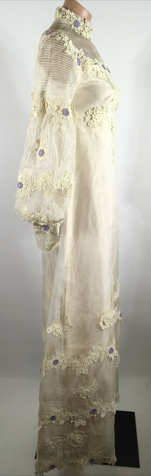 VTG Brides World Designer Collection Floral Cottagecore Prairie Wedding Dress