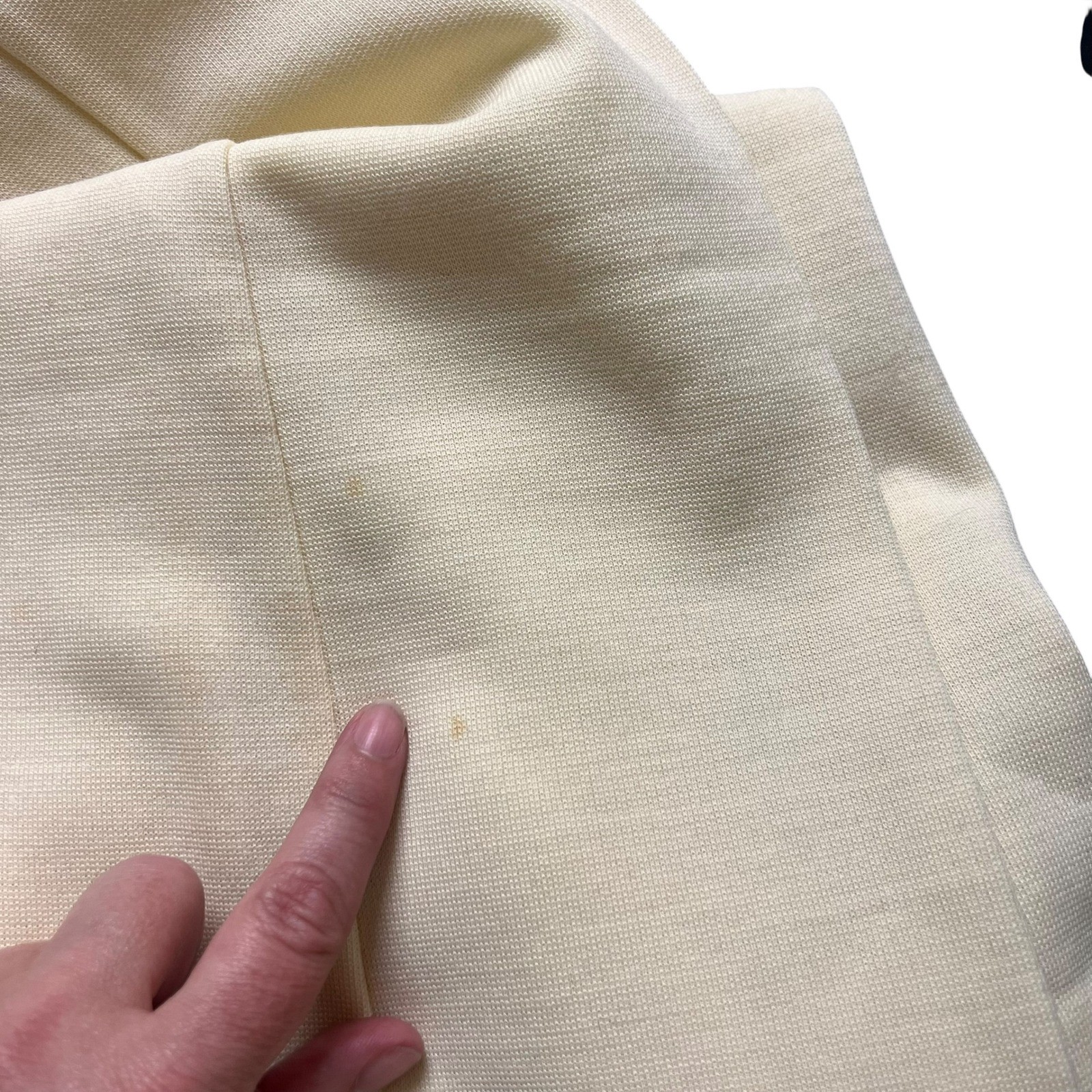 Vintage Butte Knit 3 Piece Set Tunic Vest Sweater Pants Tan Cream 4064 Size 10
