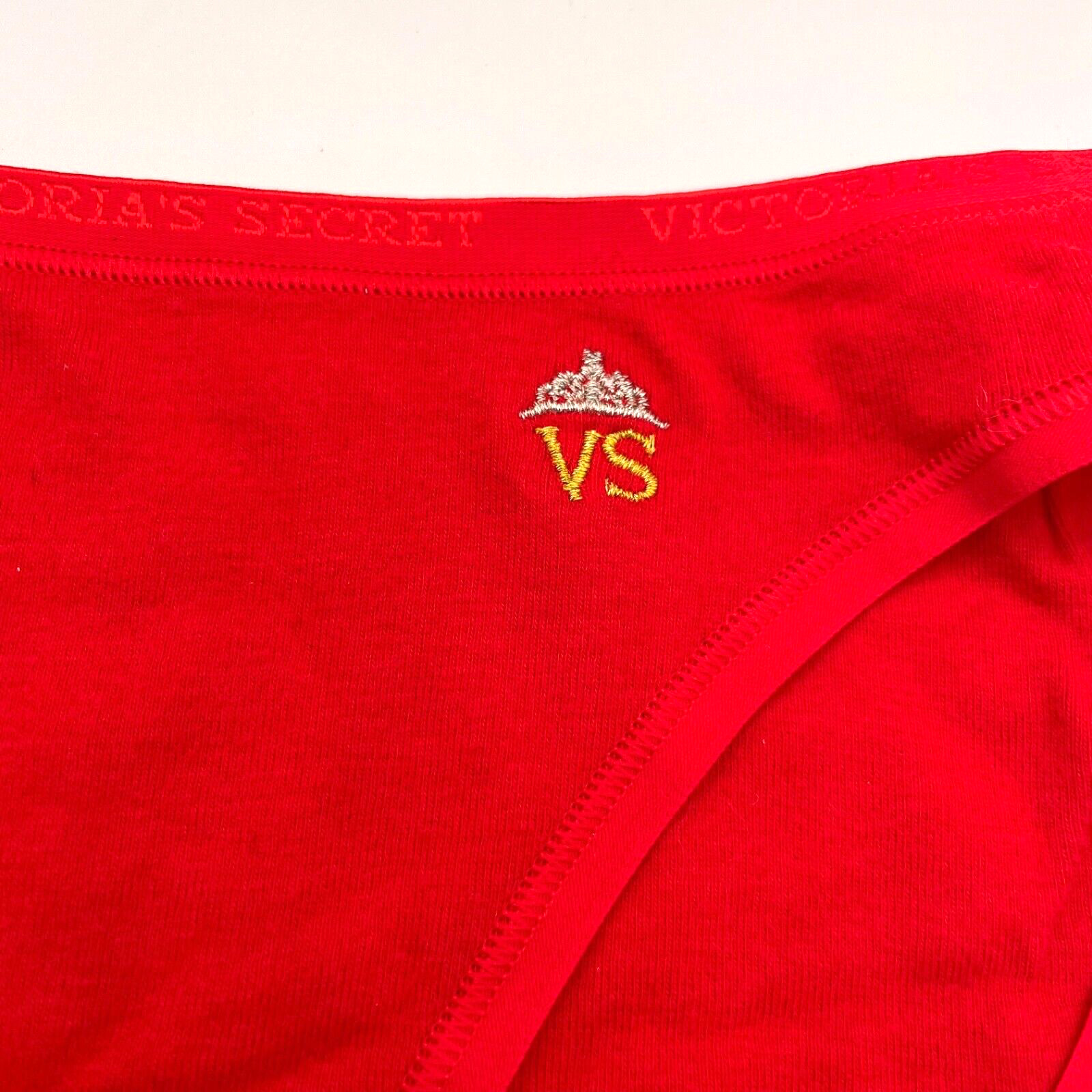 2014 Victoria’s Secret Cotton Signature Waistband VS Logo Low Rise Bikini Pantie