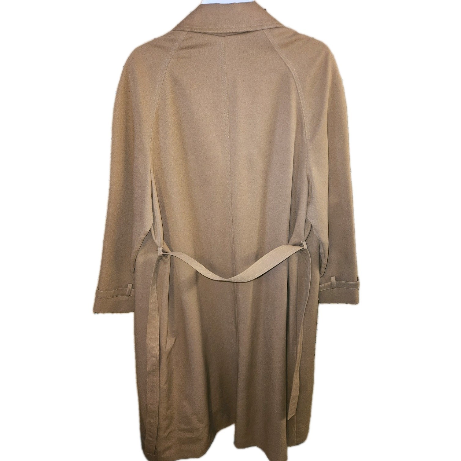 VTG 70s Outerbanks by Jerold Ta Trench Coat Belted Full Length Rain Mac Women XL