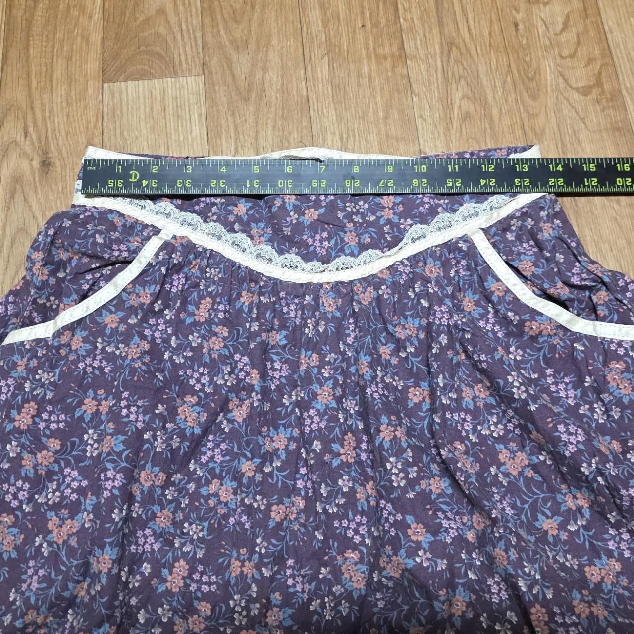 Vintage Gunne Sax Girls Skirt Purple Prairie Jessica Mcclintock