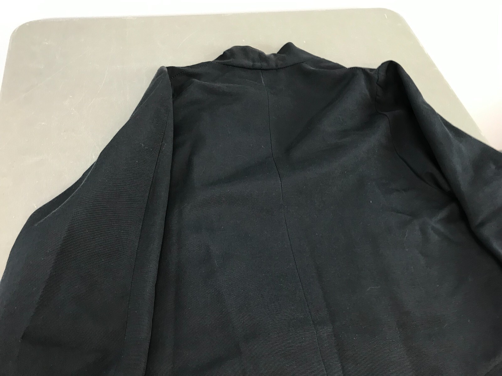 vintage Blue Black Coat Wrap (No Buttons) Size Small – Medium 24″ wide 39″ long