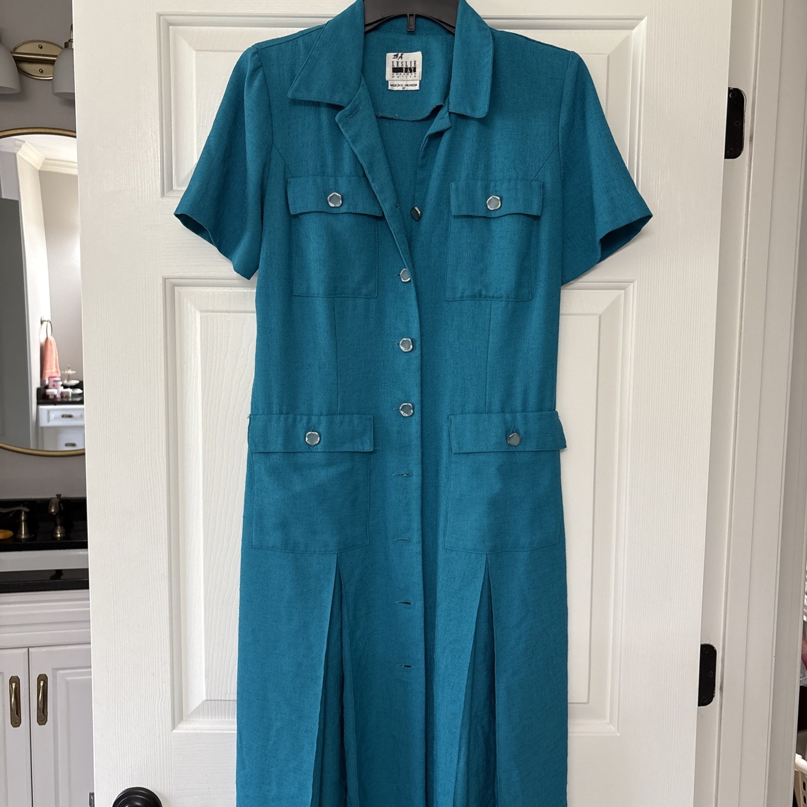 Vtg. Leslie Fay Women’s Dress , Sz 6P, Pleated