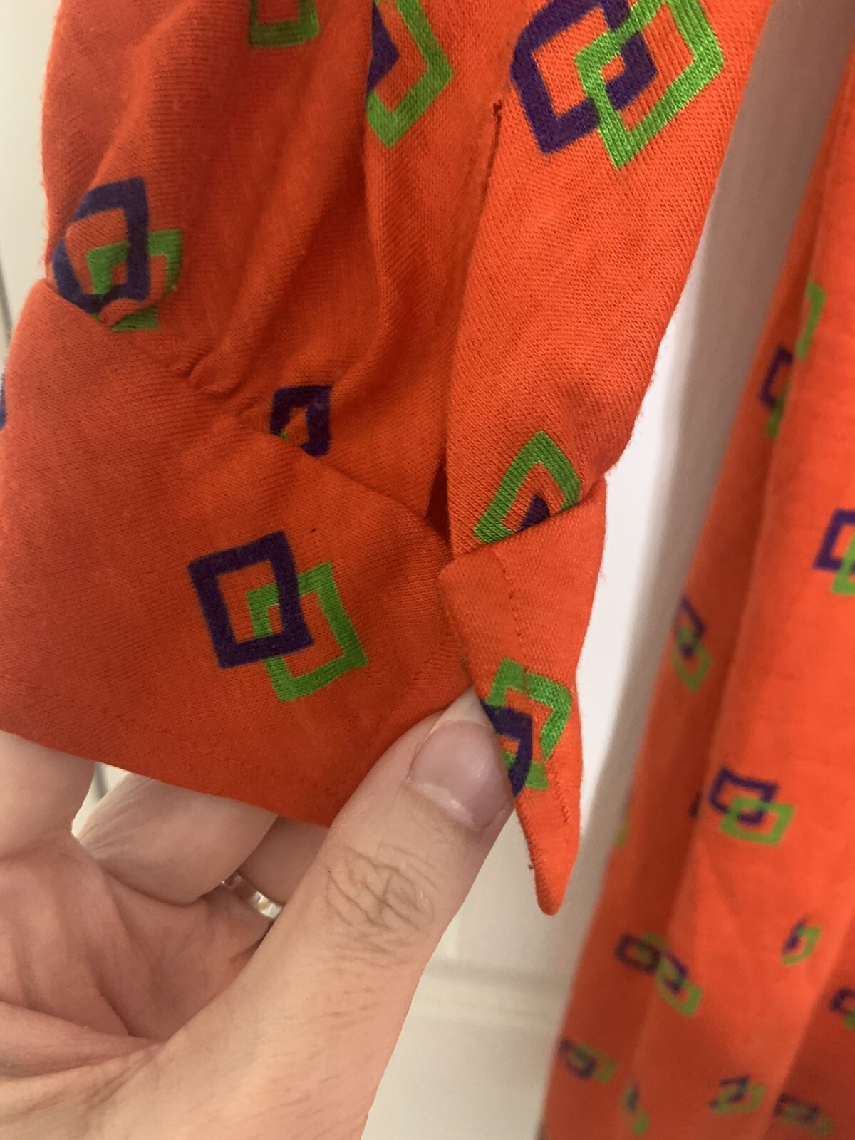 Vintage McMullen 60’s / 70’s Amazing Colors Retro Shift Dress Size 14 (H39)