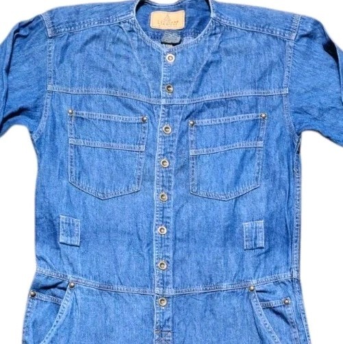LizWear By Liz Claiborne Vintage Denim Jumpsuit Woman’s Size Small